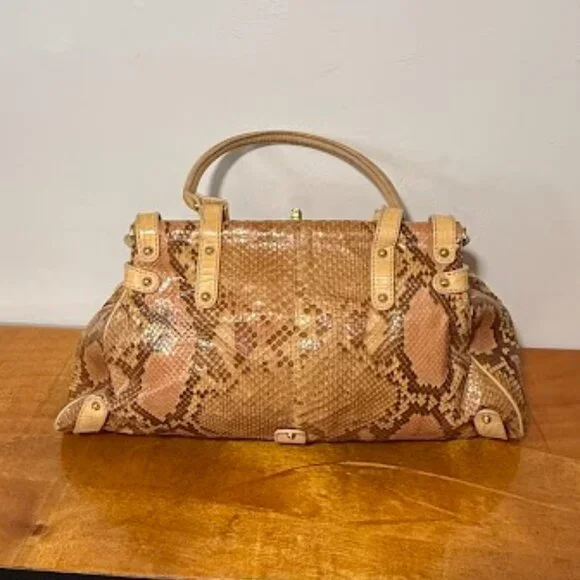 VINTAGE Fendi PITHON Skin Embossed Magic Bag - Picture 5 of 17